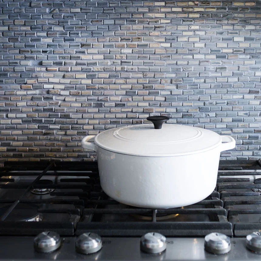 Slate Stone Tile Kitchen Backsplash